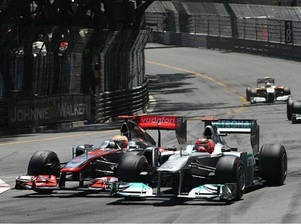 Lewis Hamilton, Michael Schumacher Lewis Hamilton, Michael Schumacher