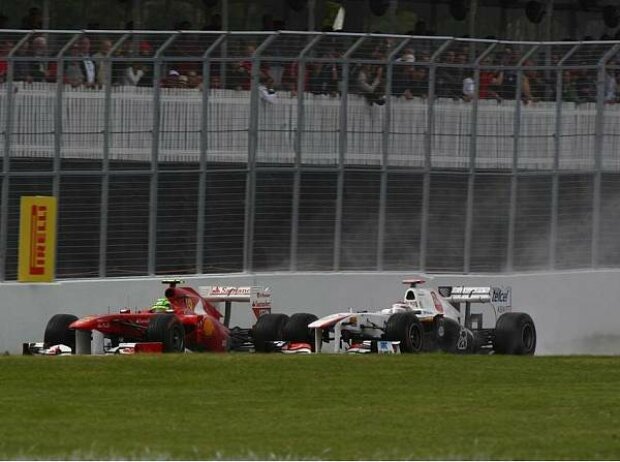 Felipe Massa und Kamui Kobayashi