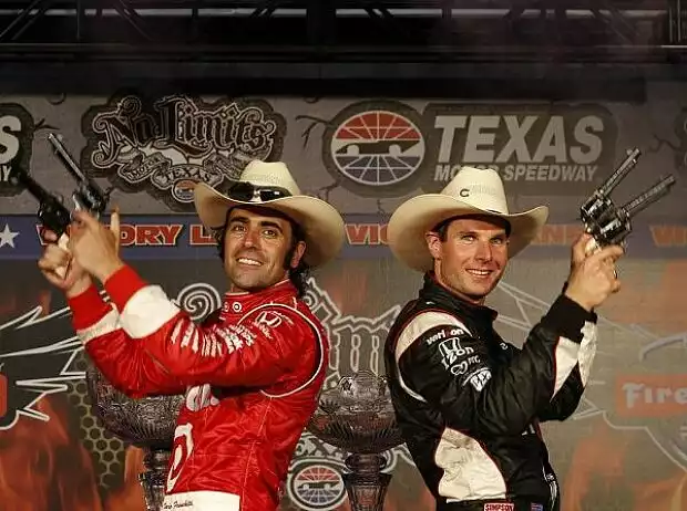 Will Power, Dario Franchitti Titel-Bild zur News: Will Power, Dario Franchitti