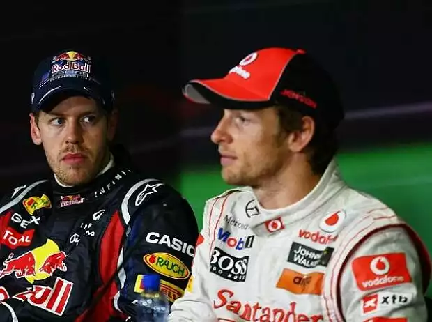 Sebastian Vettel, Jenson Button Titel-Bild zur News: Sebastian Vettel, Jenson Button