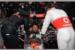 Tony Stewart (SHR) und Lewis Hamilton (McLaren) 