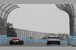 Lewis Hamilton (McLaren) und Tony Stewart (SHR) 