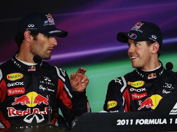 Sebastian Vettel, Mark Webber Sebastian Vettel, Mark Webber
