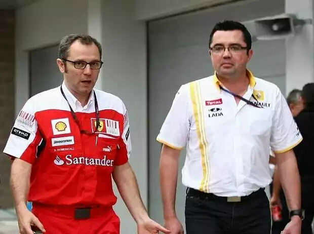 Stefano Domenicali und Eric Boullier Titel-Bild zur News: Stefano Domenicali und Eric Boullier