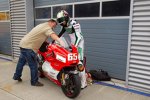 Max Neukirchner furh die MotoGP-Ducati von Loris Capirossi aus der Saison 2006