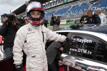 Ducati-Pilot Nicky Hayden fuhr die Mercedes C-Klasse Probe