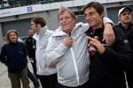 Norbert Haug (Mercedes-Motorsportchef) und Bruno Spengler (HWA-Mercedes) 