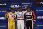 Darryl O'Young (Bamboo), Kristian Poulsen (Engstler) und Norbert Michelisz (Zengö)