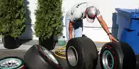Bild zum Inhalt: Schumachers Reifenprobleme