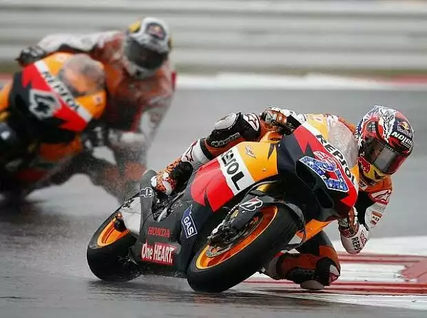 Casey Stoner, Andrea Dovizioso Titel-Bild zur News: Casey Stoner, Andrea Dovizioso