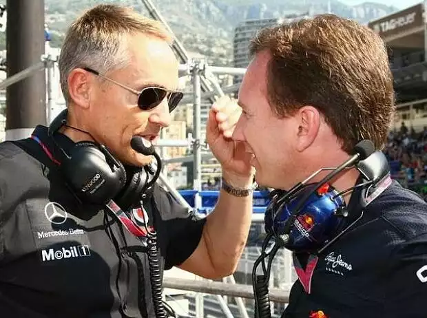 Titel-Bild zur News: Martin Whitmarsh (Teamchef), Christian Horner (Teamchef)