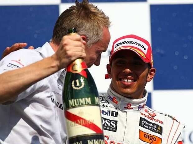 Martin Whitmarsh (Teamchef), Lewis Hamilton Martin Whitmarsh (Teamchef), Lewis Hamilton