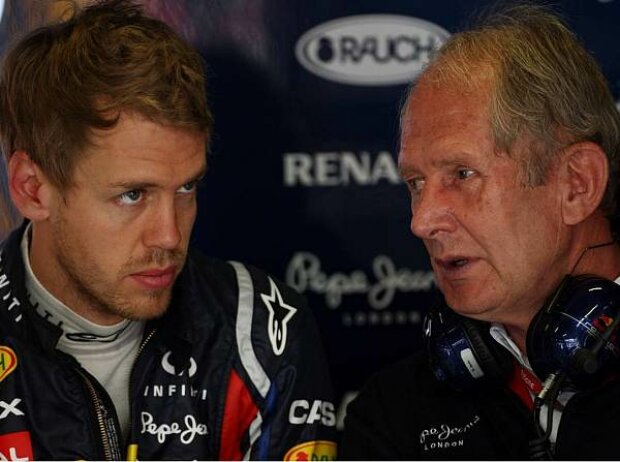 Sebastian Vettel, Helmut Marko (Motorsportchef)