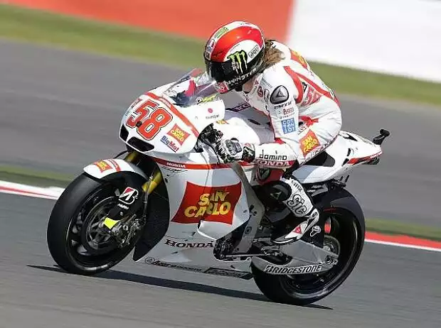 Marco Simoncelli Titel-Bild zur News: Marco Simoncelli