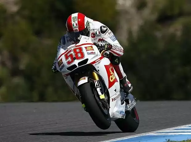Marco Simoncelli Titel-Bild zur News: Marco Simoncelli