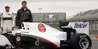 James Key (Technischer Direktor), Kamui Kobayashi, Peter Sauber (Teamchef), Sergio Perez, Sergio Hernandez