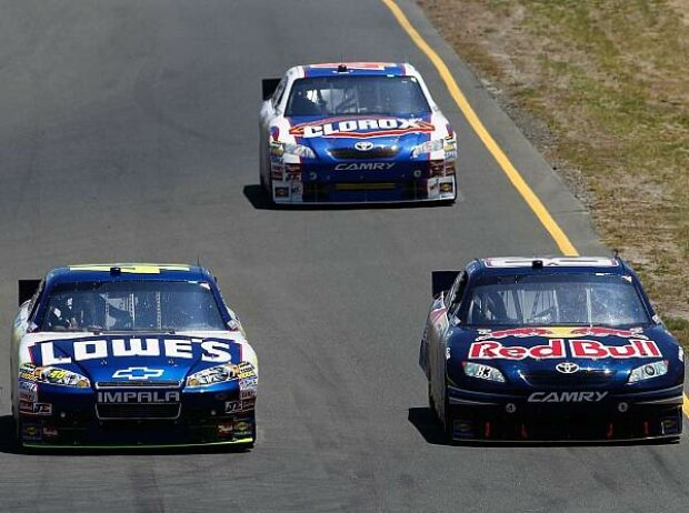 Marcos Ambrose, Jimmie Johnson, Mattias Ekström Marcos Ambrose, Jimmie Johnson, Mattias Ekström