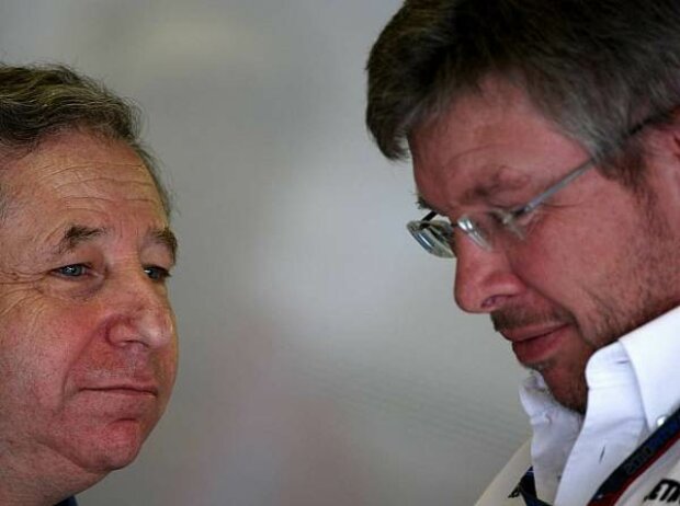 Jean Todt, Ross Brawn (Teamchef) Jean Todt, Ross Brawn (Teamchef)