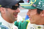 Tony Kanaan und Takuma Sato: Jubel bei KV/Lotus