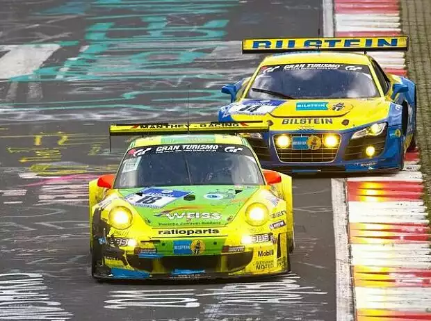 Andrea Piccini, Marcel Fässler, Marc Basseng, Timo Bernhard, Romain Dumas, Lucas Luhr, Marc Lieb Titel-Bild zur News: Andrea Piccini, Marcel Fässler, Marc Basseng, Timo Bernhard, Romain Dumas, Lucas Luhr, Marc Lieb