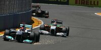 Bild zum Inhalt: Mercedes zu langsam - Schumacher mit gestutztem Flügel