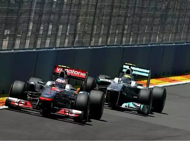 Nico Rosberg, Jenson Button Titel-Bild zur News: Nico Rosberg, Jenson Button