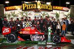 Das siegreiche Andretti-Team in der Victory Lane