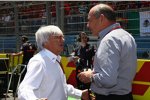 Bernie Ecclestone (Formel-1-Chef) und Ron Dennis 