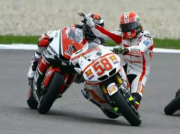 Titel-Bild zur News: Marco Simoncelli; Jorge Lorenzo
