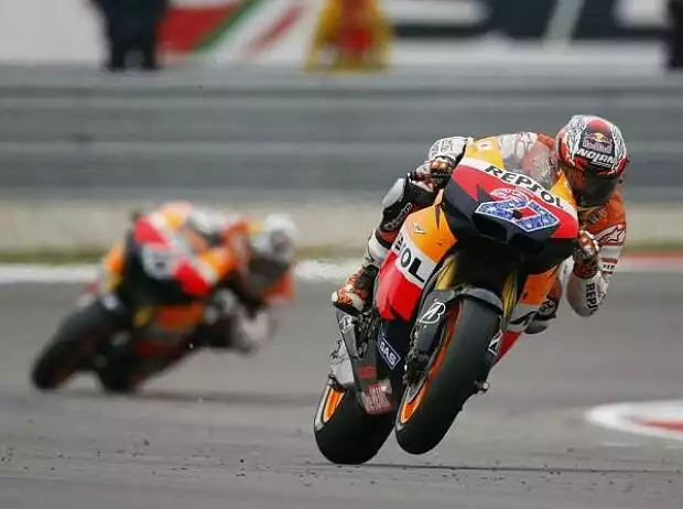 Casey Stoner, Andrea Dovizioso Titel-Bild zur News: Casey Stoner, Andrea Dovizioso