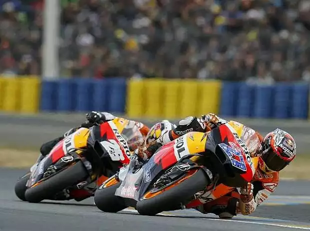 Casey Stoner; Dani Pedrosa Titel-Bild zur News: Casey Stoner; Dani Pedrosa