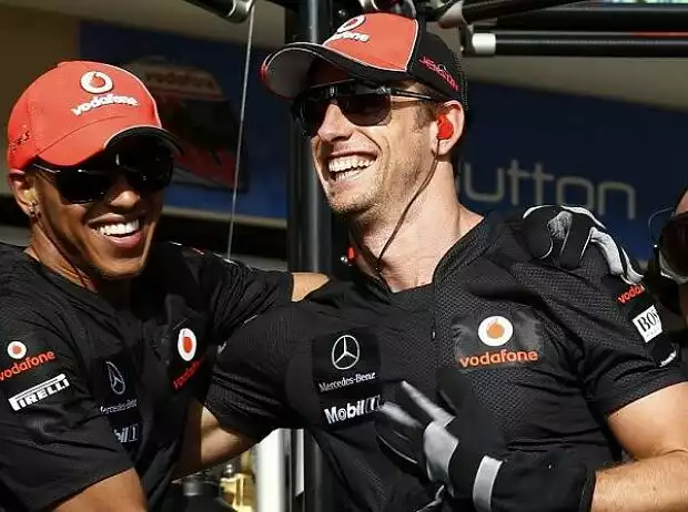 Jenson Button, Lewis Hamilton Titel-Bild zur News: Jenson Button, Lewis Hamilton