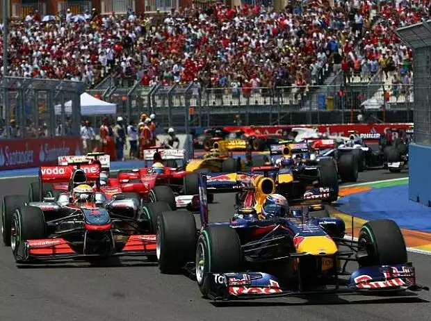 Titel-Bild zur News: Sebastian Vettel, Lewis Hamilton