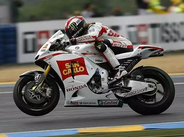 Marco Simoncelli Titel-Bild zur News: Marco Simoncelli