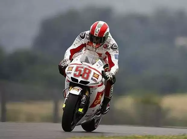 Marco Simoncelli Titel-Bild zur News: Marco Simoncelli