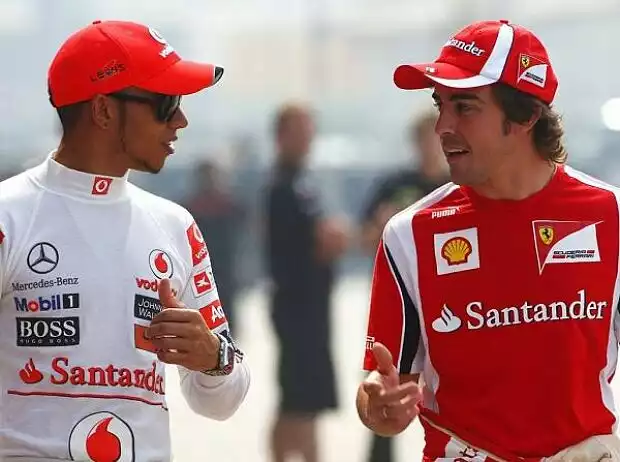 Lewis Hamilton und Fernando Alonso Titel-Bild zur News: Lewis Hamilton und Fernando Alonso