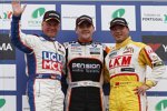 Norbert Michelisz (Zengö), Franz Engstler (Engstler) und Darryl O'Young (Bamboo) 