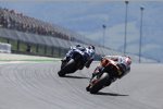 Andrea Dovizioso (Honda) und Jorge Lorenzo (Yamaha) 