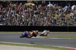 Andrea Dovizioso, Jorge Lorenzo und Marco Simoncelli