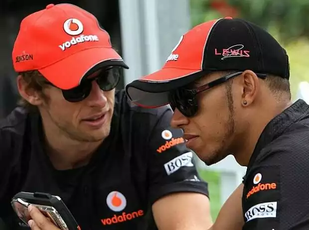 Jenson Button, Lewis Hamilton Titel-Bild zur News: Jenson Button, Lewis Hamilton