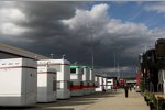 Dunkle Wolken über Silverstone