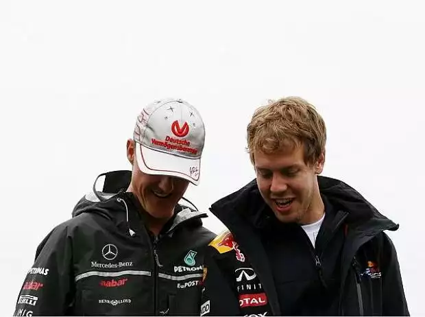 Michael Schumacher, Sebastian Vettel Titel-Bild zur News: Michael Schumacher, Sebastian Vettel