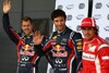 Regen verhindert zweiten Q3-Run: Webber vor Vettel!
