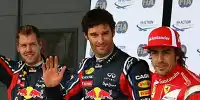 Bild zum Inhalt: Regen verhindert zweiten Q3-Run: Webber vor Vettel!