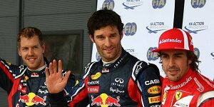 Regen verhindert zweiten Q3-Run: Webber vor Vettel!
