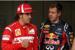 Fernando Alonso (Ferrari) und Sebastian Vettel (Red Bull) 