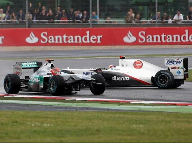Michael Schumacher, Kamui Kobayashi Michael Schumacher, Kamui Kobayashi