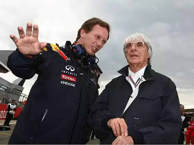 Christian Horner und Bernie Ecclestone Titel-Bild zur News: Christian Horner und Bernie Ecclestone