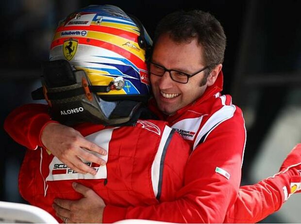 Fernando Alonso und Stefano Domenicali Fernando Alonso und Stefano Domenicali