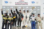 Das Podium des Northeast Grand Prix in Lime Rock